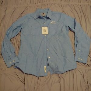 NWT roots 73 med express button down shirt